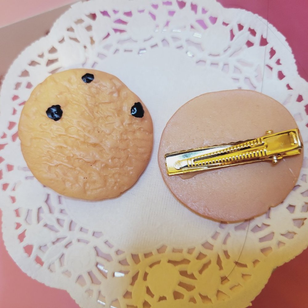 Sweet & Sticky Cookie Hair Barrettes